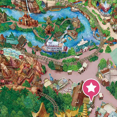 トレーディングポストの地図