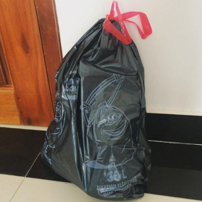 紐付きゴミ袋