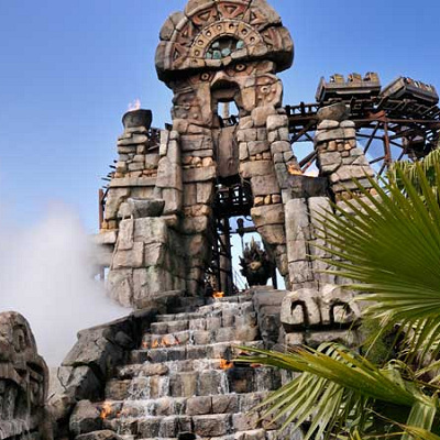 トロッコのジェットコースター