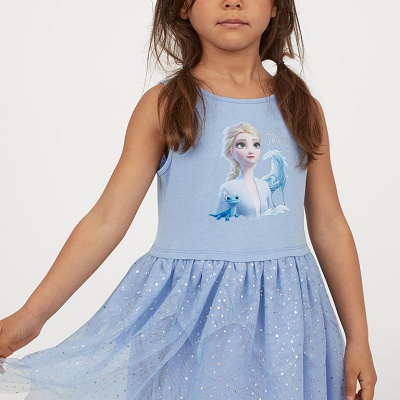 チュールスカートワンピース