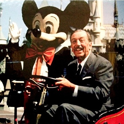 ミッキーとウォルトの2ショット☆