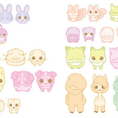 個性豊かなぼさにまるたち