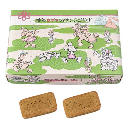 抹茶とあずき味の珍しいフィナンシェ