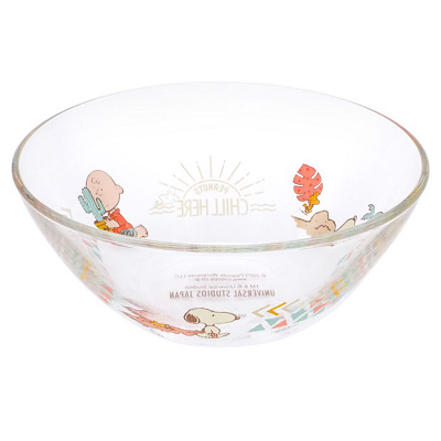 USJスヌーピー夏グッズ/ガラスボウル