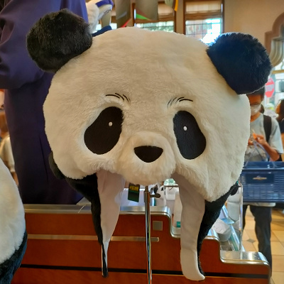 USJ×呪術廻戦コラボグッズ：ぬいぐるみハット（パンダ）
