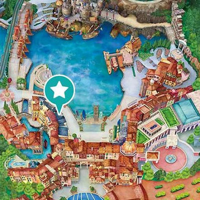 ヴェネツィアン・カーニバル・マーケットの地図