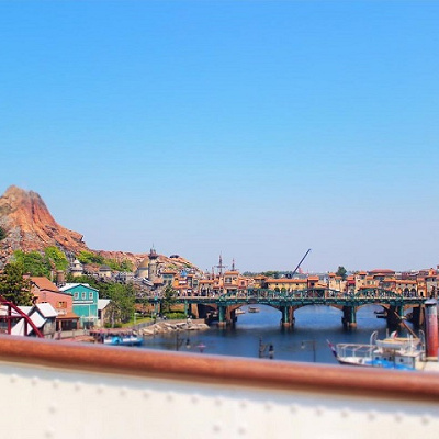 アメリカンウォーターフロントの景色