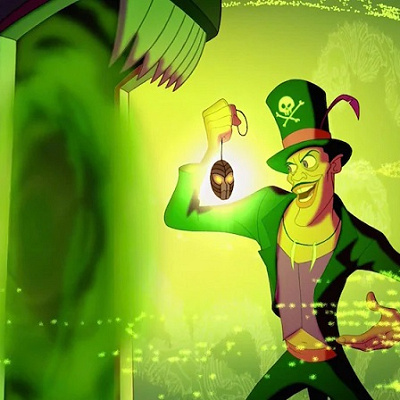 『プリンセスと魔法のキス』の悪役のトリビア