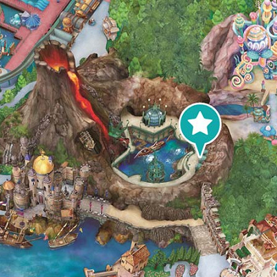 ヴォルケイニア・レストランの場所