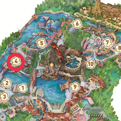 ケープコッド・クックオフ前のワゴンの場所