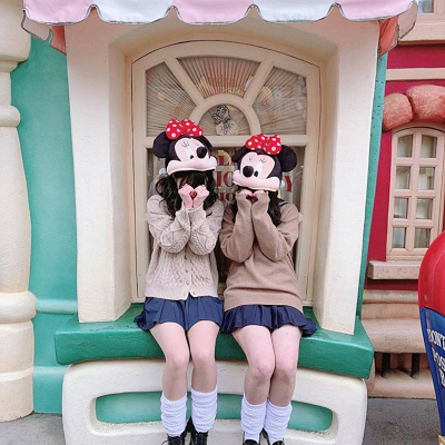 あったか制服ディズニーコーデ
