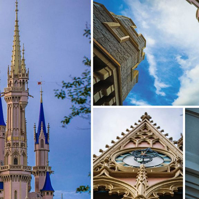 WDWシンデレラ城の改修後の姿