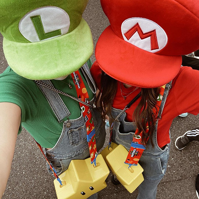 スターポップコーンバケツをコーデに取り入れるのもおすすめ！