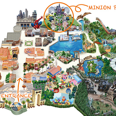 ミニオン・パークがある場所