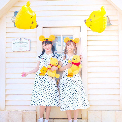 プーさんコーデ