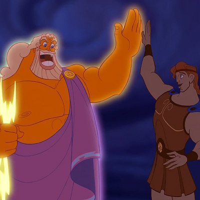 ゼウスとヘラクレス