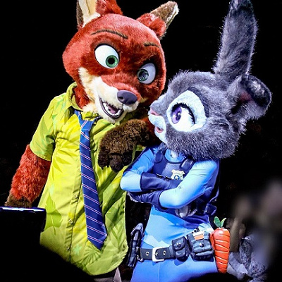 ズートピアのニックとジュディ