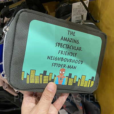 USJスパイダーマングッズ/ポーチ/「WEBBED WONDER」
