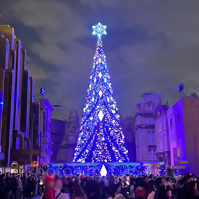 USJのクリスマスツリー2023