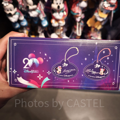 香港ディズニー20周年「ミッキー&フレンズ・グランドセレブレーショングッズ」:バッグチャーム11個セット