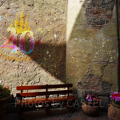 パペリーノ通りの40周年フォトスポット