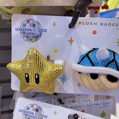 マリオカートのマスコットバッジセット