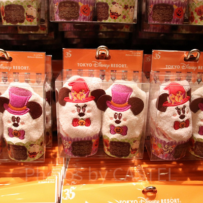 くるくる巻かれたタオルはカップケーキみたい！