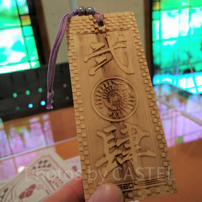 テーブルごとに渡される会計用の札