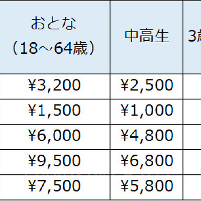 よみうりランドのプール「WAI」の入場料