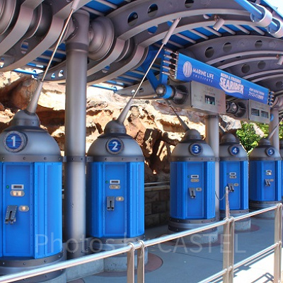 ユニークな発券機も注目