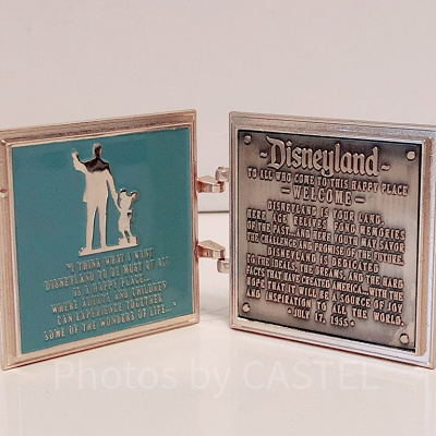 アナハイムディズニーランドゲストツアー参加記念ピンバッジ