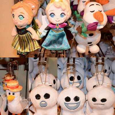 アナとエルサのフローズンファンタジーぬいぐるみバッジ