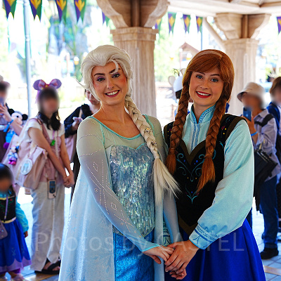 ファンタジースプリングスで会えるアナとエルサ