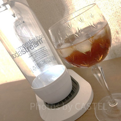 アップルティーソーダと炭酸水メーカー