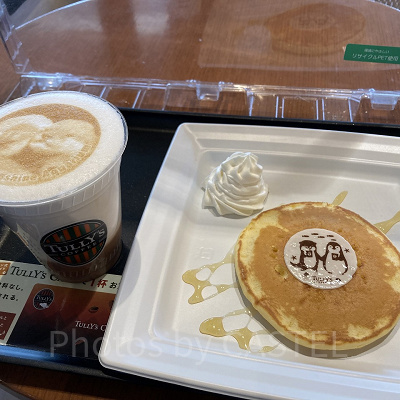 アクアリウムココアとパンケーキ