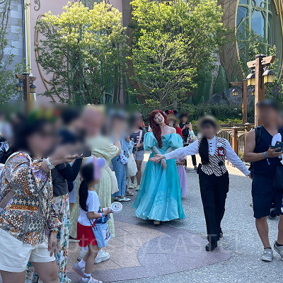 ファンタジースプリングスで会えるアリエル