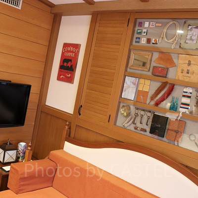 山小屋らしいアイテムも