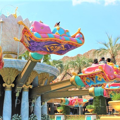 まるで自由に空を飛んでいるかのよう