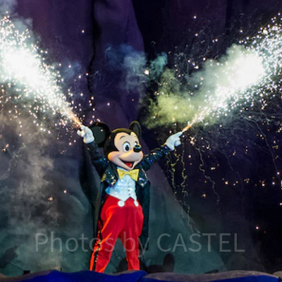 貸し切りナイトではショーパレも近くで見れちゃう！