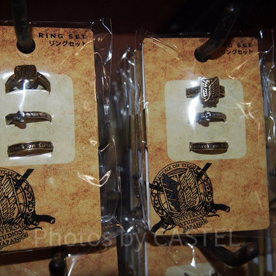 進撃の巨人リングセット