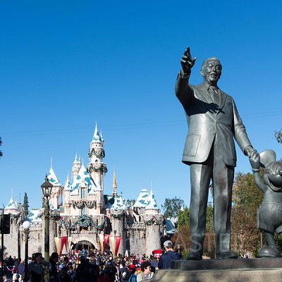 カリフォルニアディズニーランドのオーロラ城