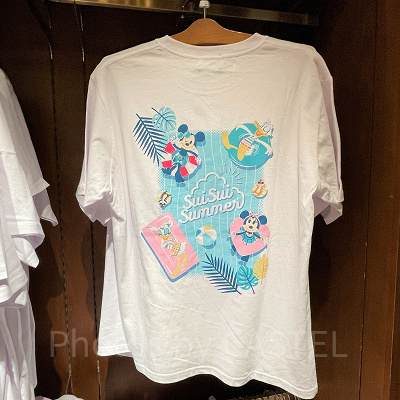 Tシャツ背面（2022ディズニー夏グッズSUISUI SUMMER）