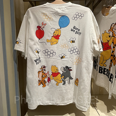 Tシャツ裏（くまのプーさんべスティーズグッズ）