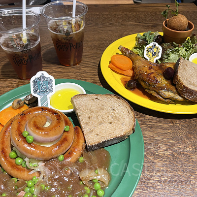 バックロットカフェのメニュー