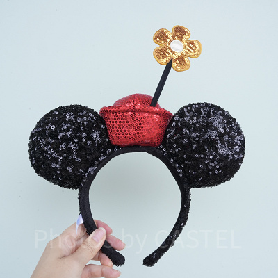 オールドミニースパンコールカチューシャの裏側