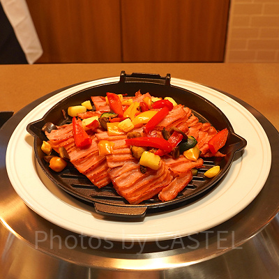 ベーコンと彩り野菜