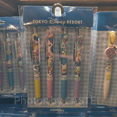 ボールペン〈エナージェル〉セット(パークモチーフグッズ)