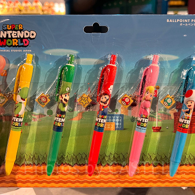 マリオキャラクターボールペンセット
