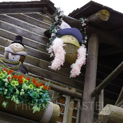 イースターエッグになったクマたち。