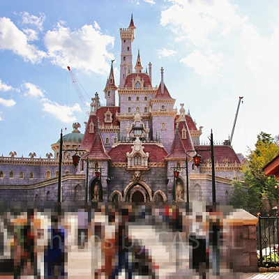 正面から見たビーストキャッスル